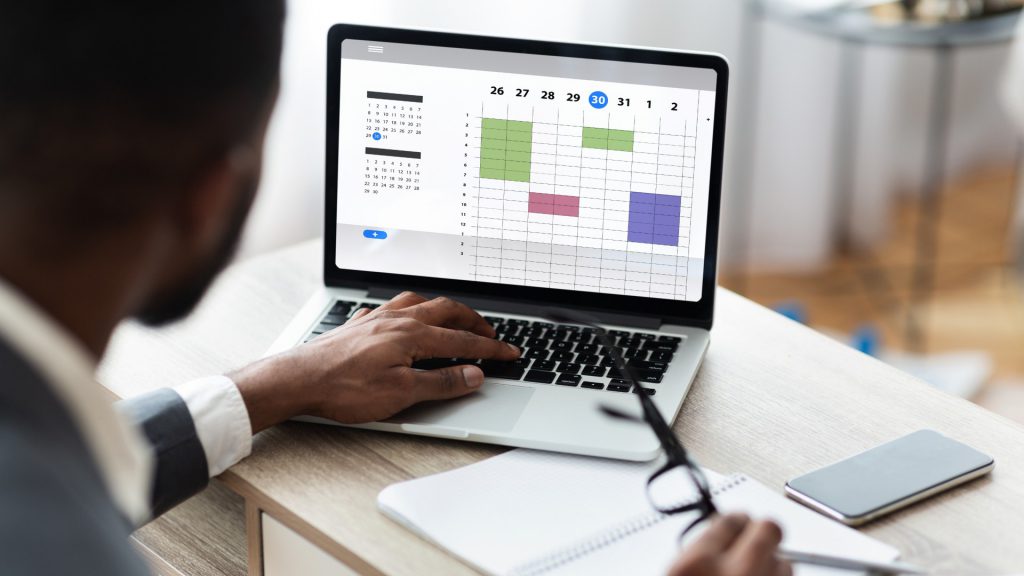 basic calendar visual planning