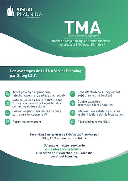 Plaquette Visual Planning TMA qualité web